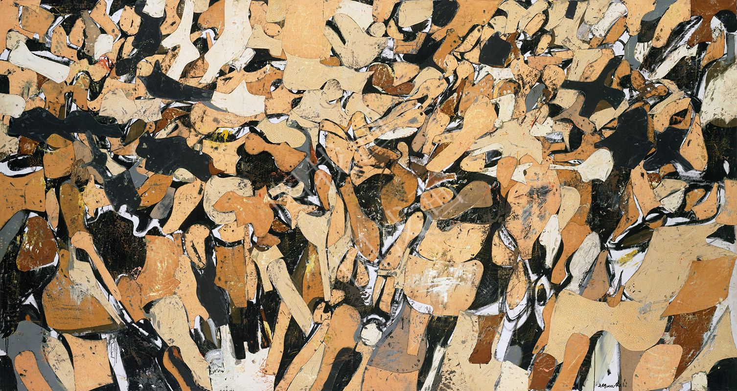 美国 康拉德 之战 64x34cm